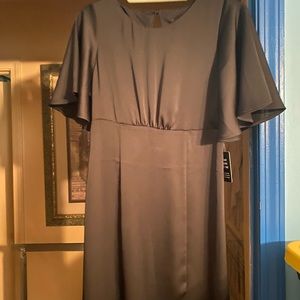 NWT Express Black Dress with Open Back